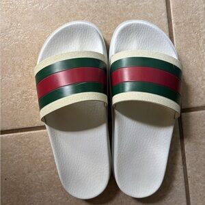 GUCCI classic white slides